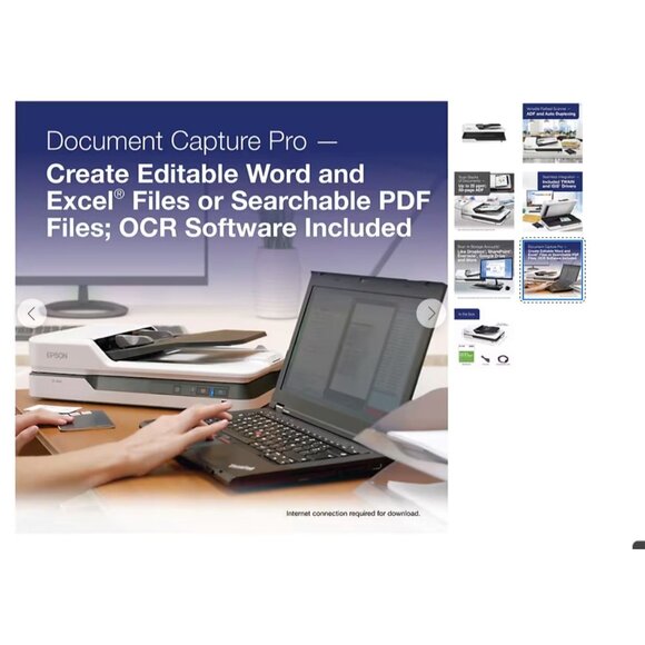 Epson DS-1630 Flatbed Scanner With 50-Page ADF & Auto Duplexing - Up To 25 ppm - - Picture 7 of 9